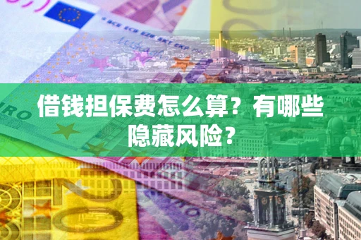 武汉借钱担保费怎么算？有哪些隐藏风险？