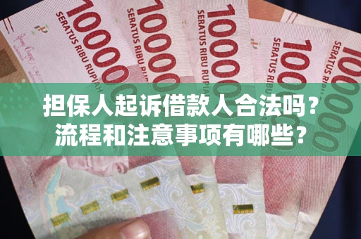 武汉担保人起诉借款人合法吗？流程和注意事项有哪些？