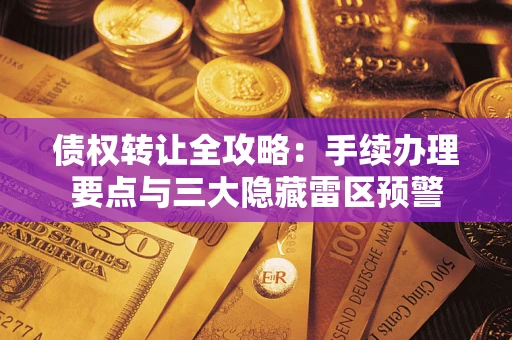 武汉债权转让全攻略：手续办理要点与三大隐藏雷区预警