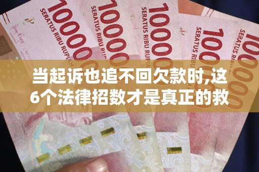武汉当起诉也追不回欠款时,这6个法律招数才是真正的救命稻草